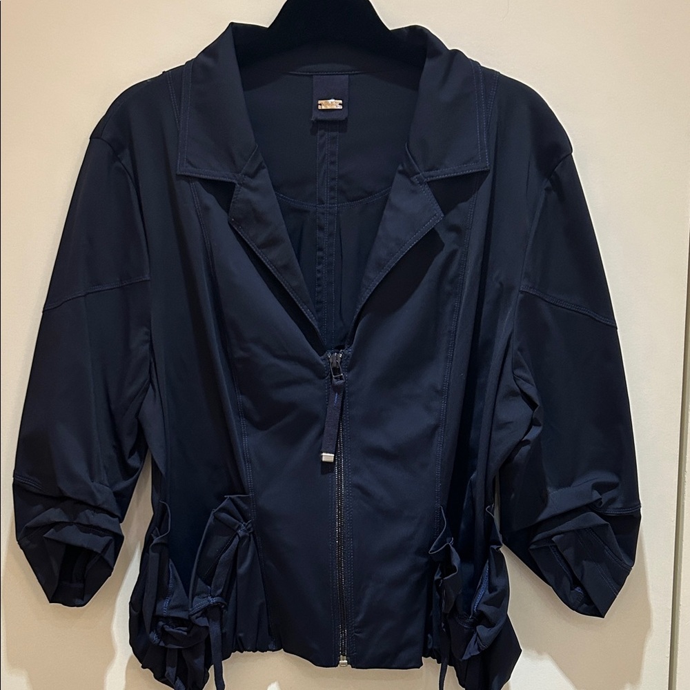 Elegant Navy Utility Jacket